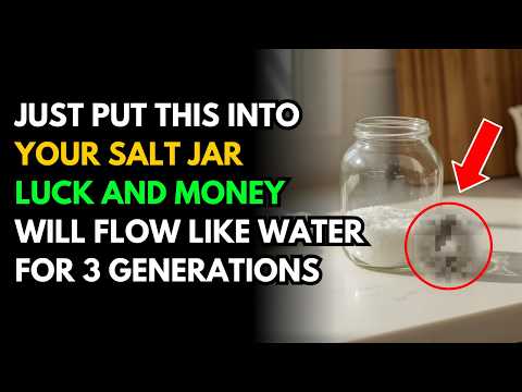 Just Put This Into Your Salt Jar - Luck And Money Will Flow Like Water For 3 Generations