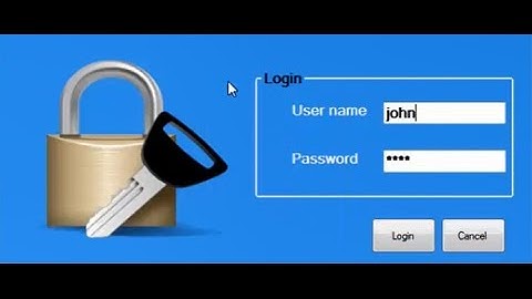 Create Login Form in C# step by step with Database