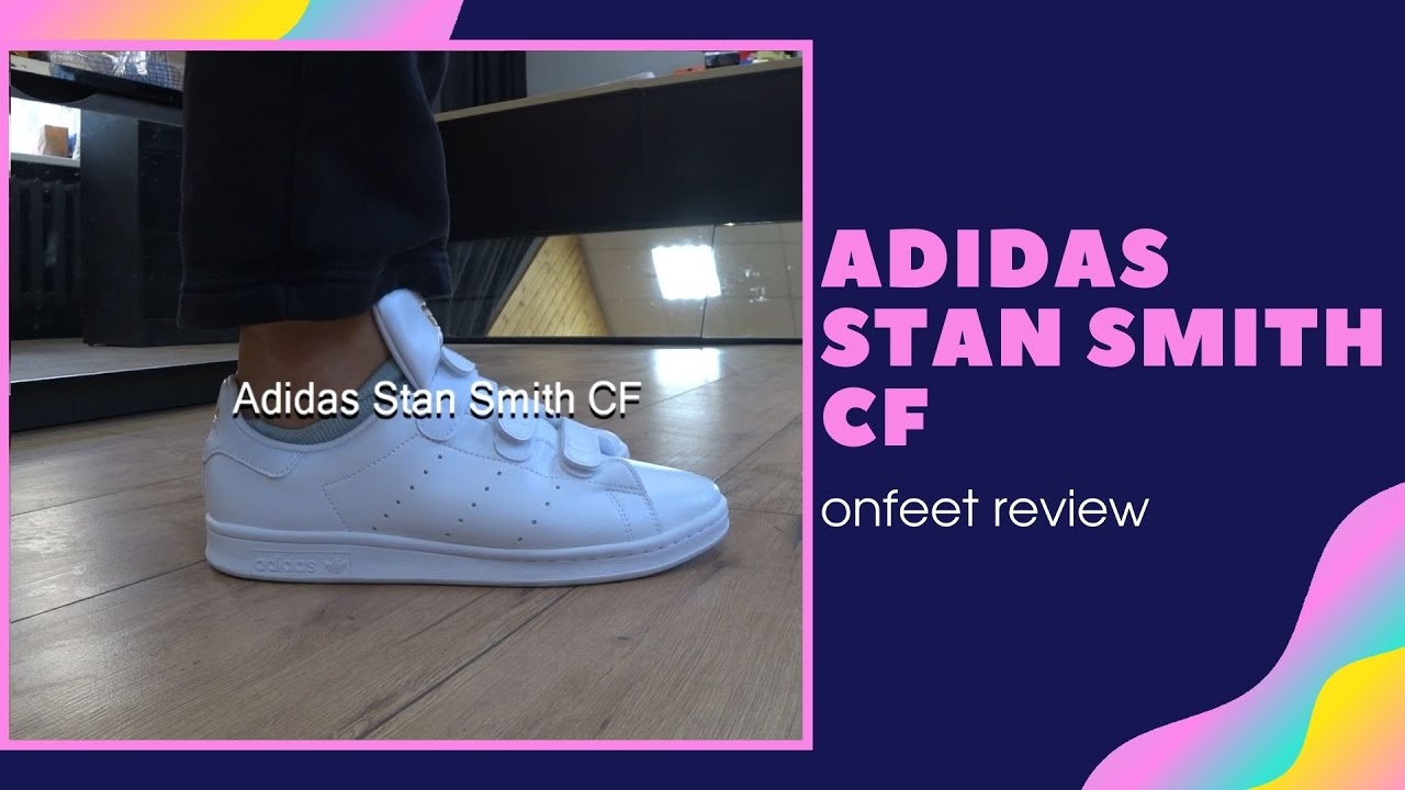 Adidas Stan Smith CF FX5508 (White-Gold)Onfeet Review | sneakers.by