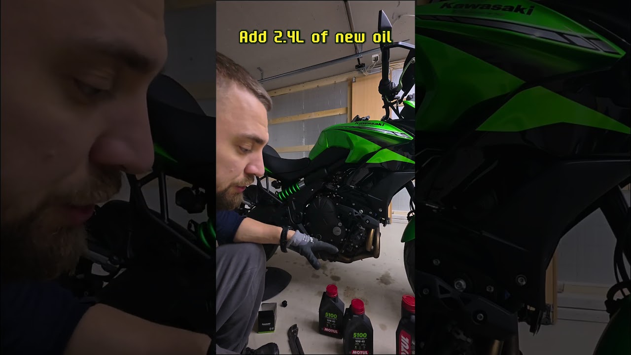 Oil Change for Kawasaki Versys 650