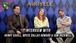 Bryce Dallas Howard &amp; Sam Rockwell Gush Over Henry Cavill: “DON’T F*** WITH HIM” | Argylle Interview