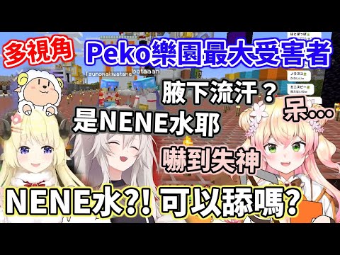 【多視角】嚇到失神！NENE水大豐收、大叔羊出沒！結論：我到底看了什麼？！【角卷綿芽/桃鈴音音/獅白牡丹】【Minecraft】【hololive中文】