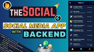 theSocial -  Official Trailer | Flutter Social Media App With Backend | Flutter Social Media App screenshot 2