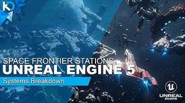 Space Frontier Stations - Breakdown - Unreal Engine 5 #GameDev #UE5