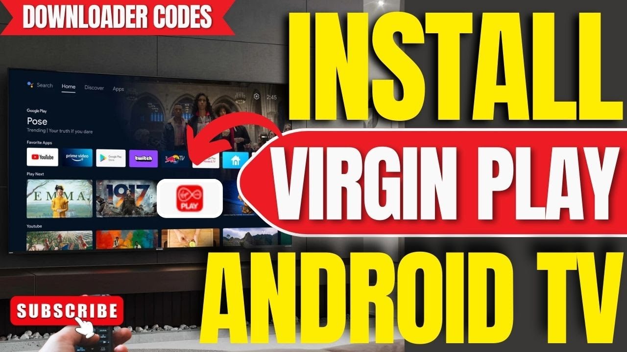 ✅How To Install Virgin Media Play App on ANY Android TV, TV Box or Google TV (Downloader Code 2025)