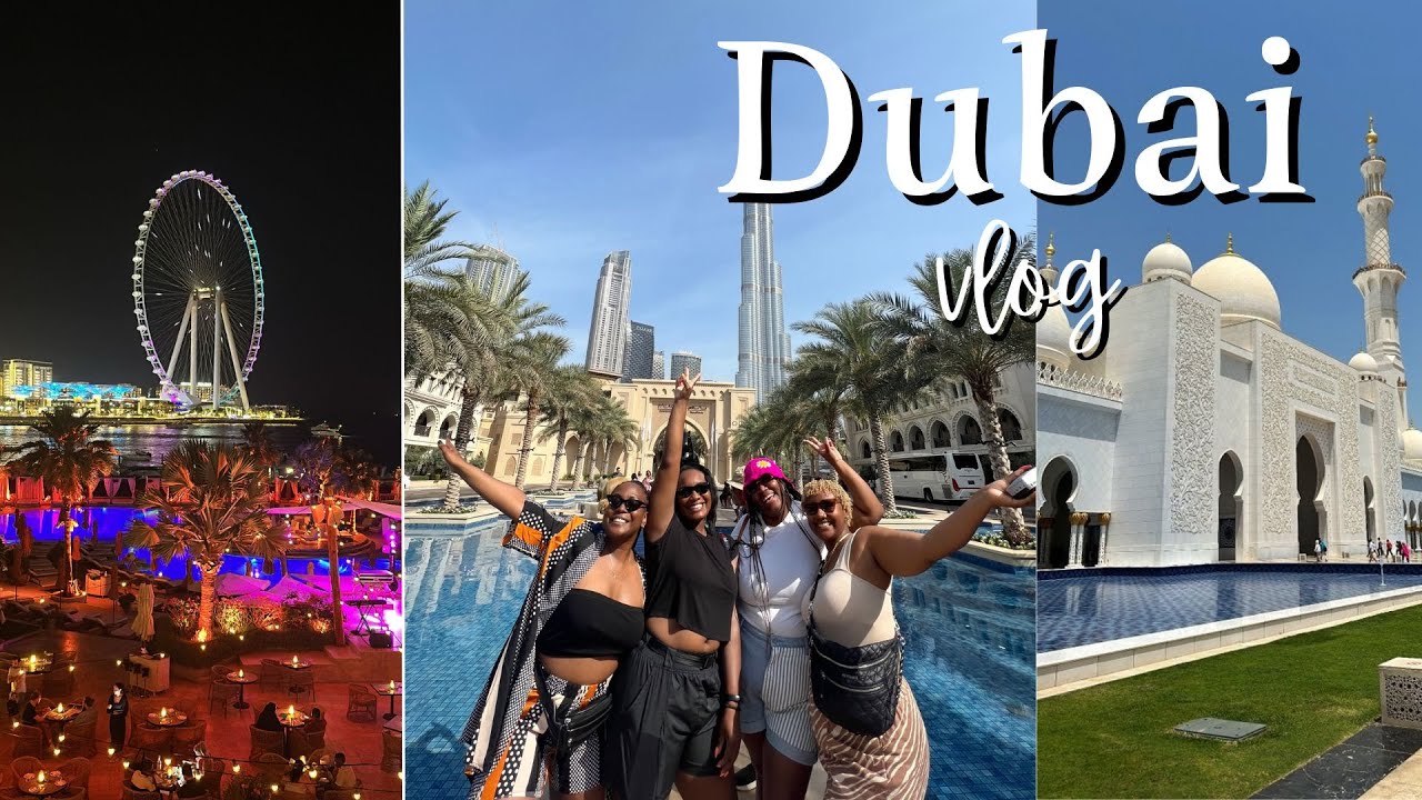 DUBAI TRAVEL VLOG 2023 - Grand Mosque, Desert Safari, Marina Cruise, Dinner in the Sky and more!