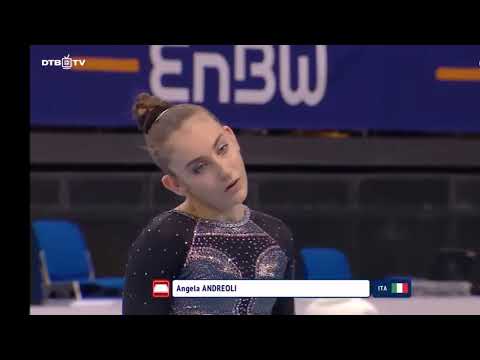 Angela Andreoli (ITA) Floor D-Score 2022 Stuttgart DTB Pokal EF (2022-24 Code)
