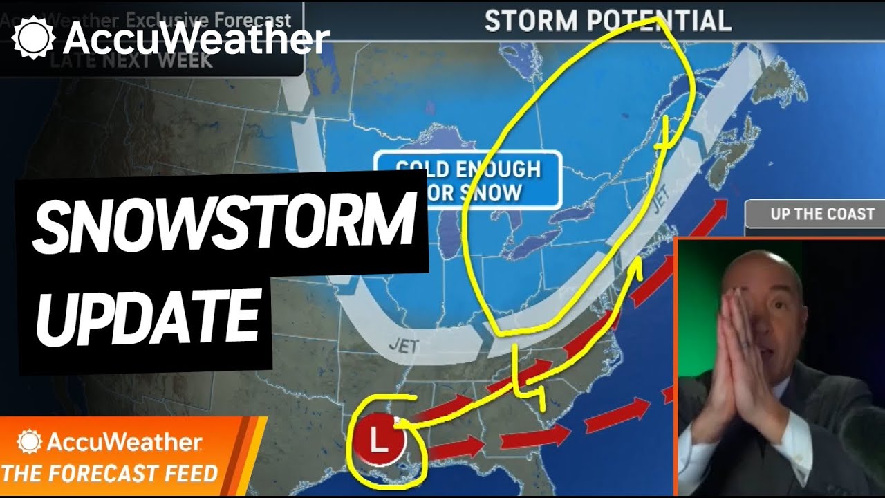 The Forecast Feed: Update on Snowstorm Potential Next Week - YouTube
