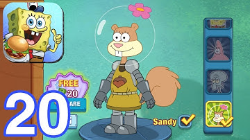 SpongeBob: Krusty Cook-Off - Max LeveI Gameplay Walkthrough part 20 - Sandy