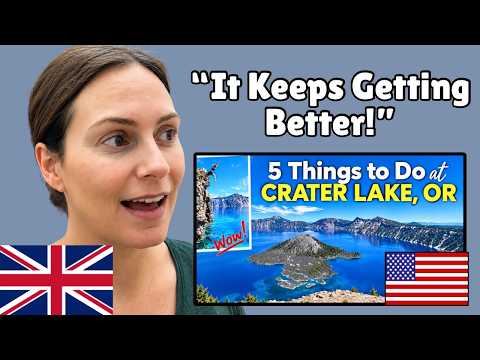 American National Parks Keep Amazing Me! Brit Reacts to Crater Lake