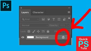 Quick! How to Unlock Background Layer in Photoshop