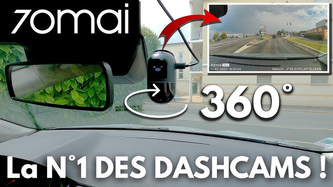 J'ai testé la Dash Cam 70mai Omni, une camera 360 degrès qui