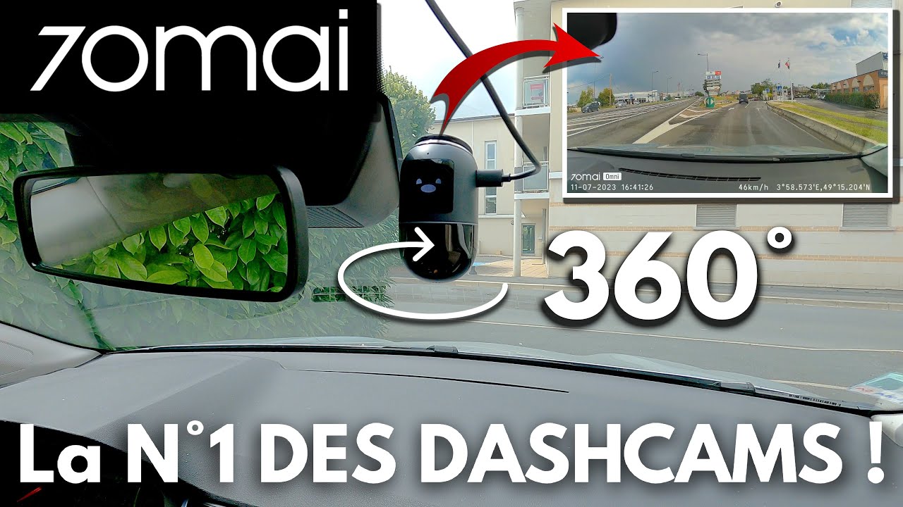 Cette Dashcam filme à 360° !! - 70mai Dash Cam Omni 