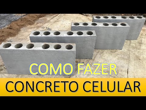 Vídeo: Produção De Concreto Aerado: Tecnologia De Fabricação De Blocos De Concreto Aerado E Blocos De Concreto Aerado, Fabricantes De Equipamentos