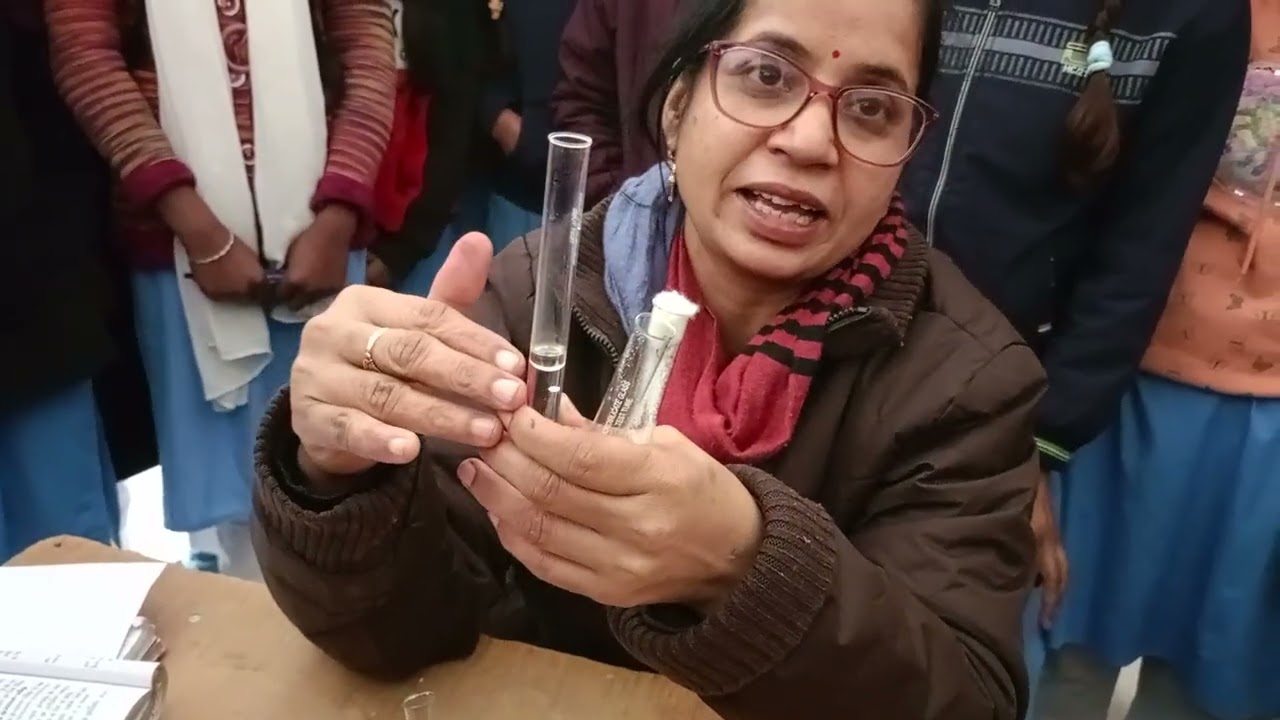 Demonstration of corrosion (Rusting) 