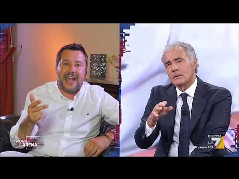 LA7   Non E' L'Arena Salvini Parla dell'incontro Con Il Papa