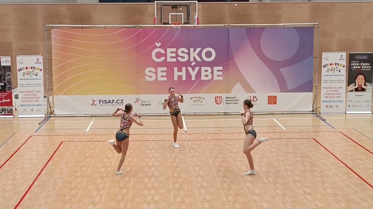 Aerobic Centrum Kyjov - trio Sofi,Marky,Sári💕- ČMP Ostrava 15.2.2026 🥇🏆