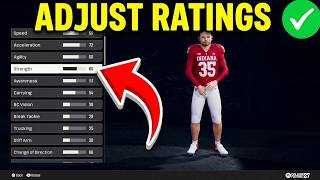 College Football 27 How to Adjust Player Ratings in Dynasty