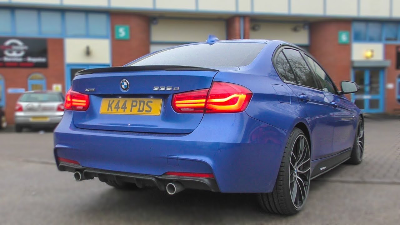 F30 335d Remus Powerizer & Eibach Spacers (0-62mph) - YouTube