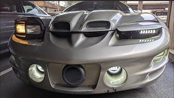 Installing custom Sleepy Eye LED Headlights on my Tran Am WS6