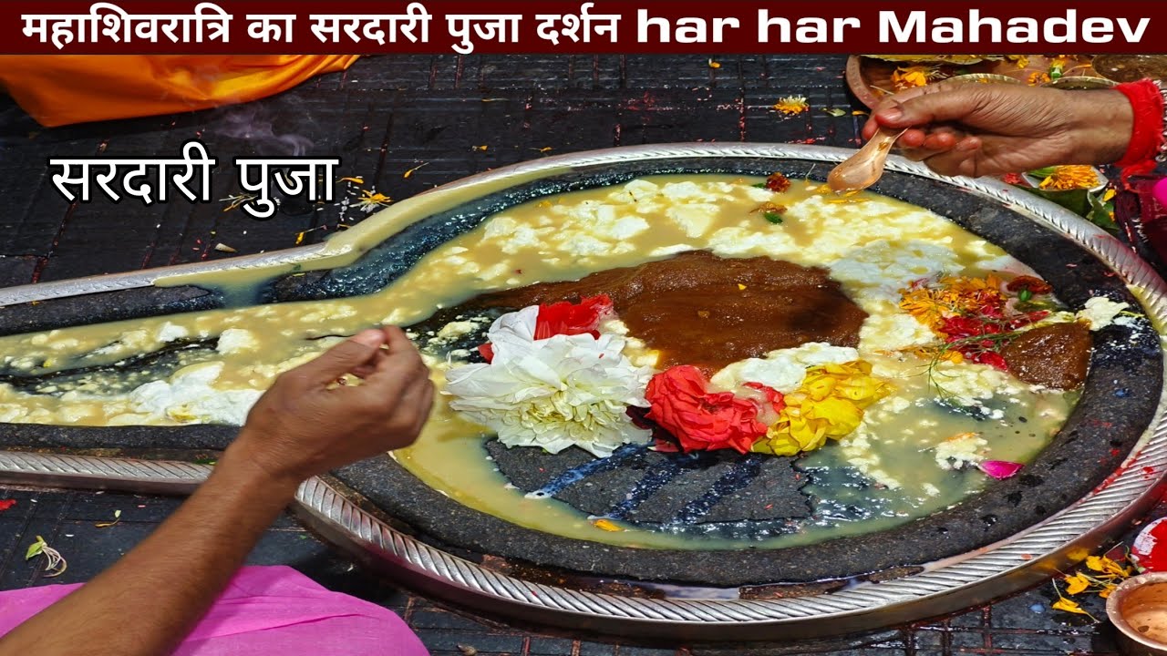 बाबा बैद्यनाथ ज्योतिर्लिंग में सरदारी पूजा महाशिवरात्रि के दिन | हर हर महादेव | #deoghar #babadham