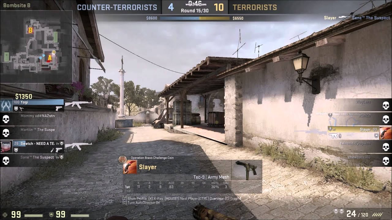 Slayer. ## CS:GO Competitive