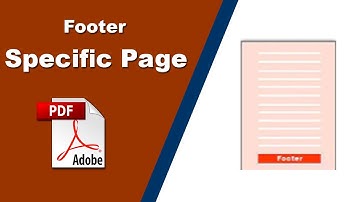 How to Add Footer from Specific Page in PDF with Adobe Acrobat Pro 2020