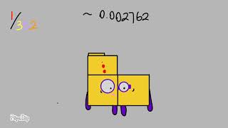 CLXVIII - Numberblocks Reciprocals 73 - Design Ideas