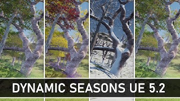Unreal Engine  Dynamic Nature Seasons 5.2 Update