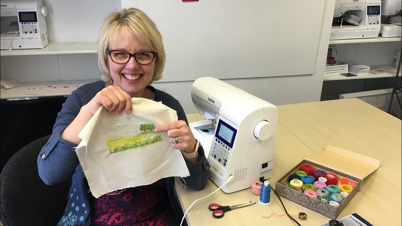 How To Use Thick Threads On A Sewing Machine (Cable Stitch) With Claire  Muir 