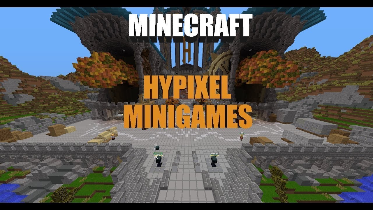 Hyplex Minecraft Playing Hypixel Minigames - YouTube