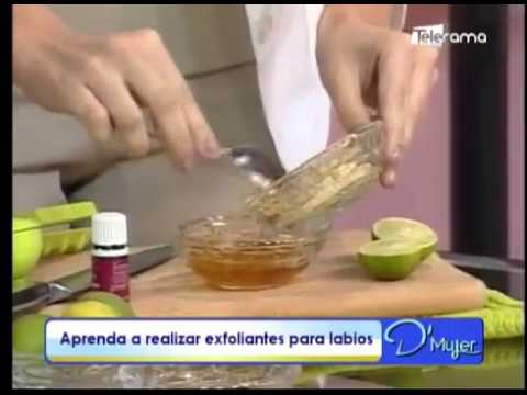 Aprenda a realizar exfoliantes para labios