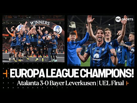 Atalanta lift the Europa League Trophy! 🏆 | Atalanta 3-0 Bayer Leverkusen #UEL Final