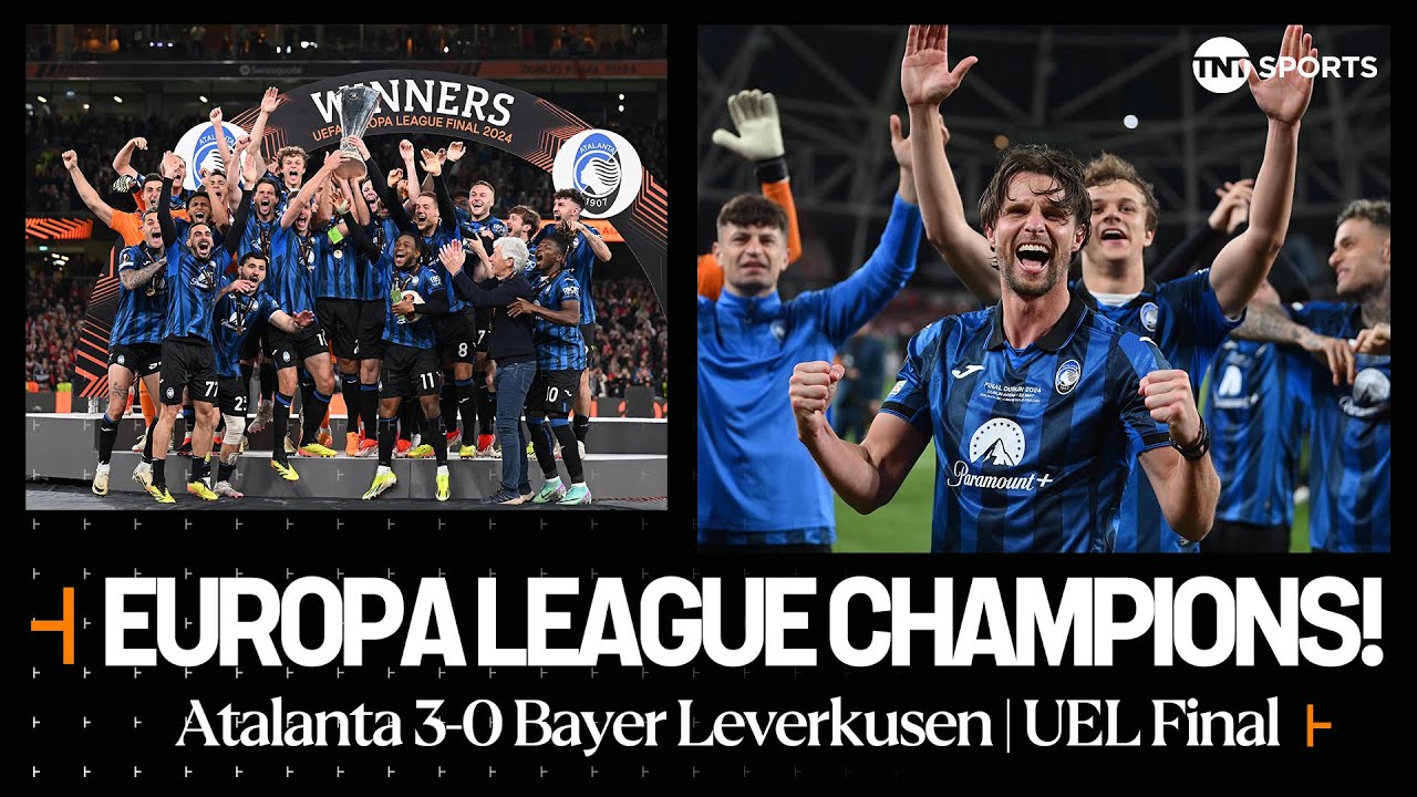 Atalanta Lift The Europa League Trophy! 🏆 Atalanta 3-0 Bayer