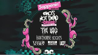 Sappenin' Podcast EP. 325- Emo's Not Dead Cruise 2025 ( The Used, Hawthorne Heights, Taylor Acorn)