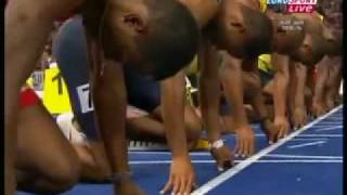Usain Bolt NEW World Record 9:58 100 Metres Final Berlin 16/08/2009