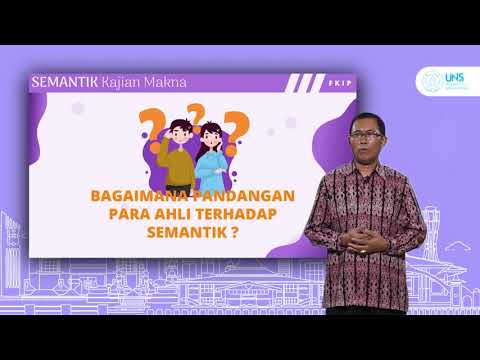 MATA KULIAH - SEMANTIK KAJIAN MAKNA - FKIP