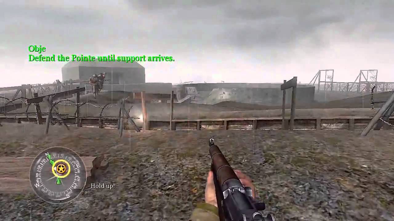 'Defending the Pointe' Call of Duty 2 Veteran Walkthrough