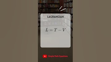 What is The Lagrangian  #shorts