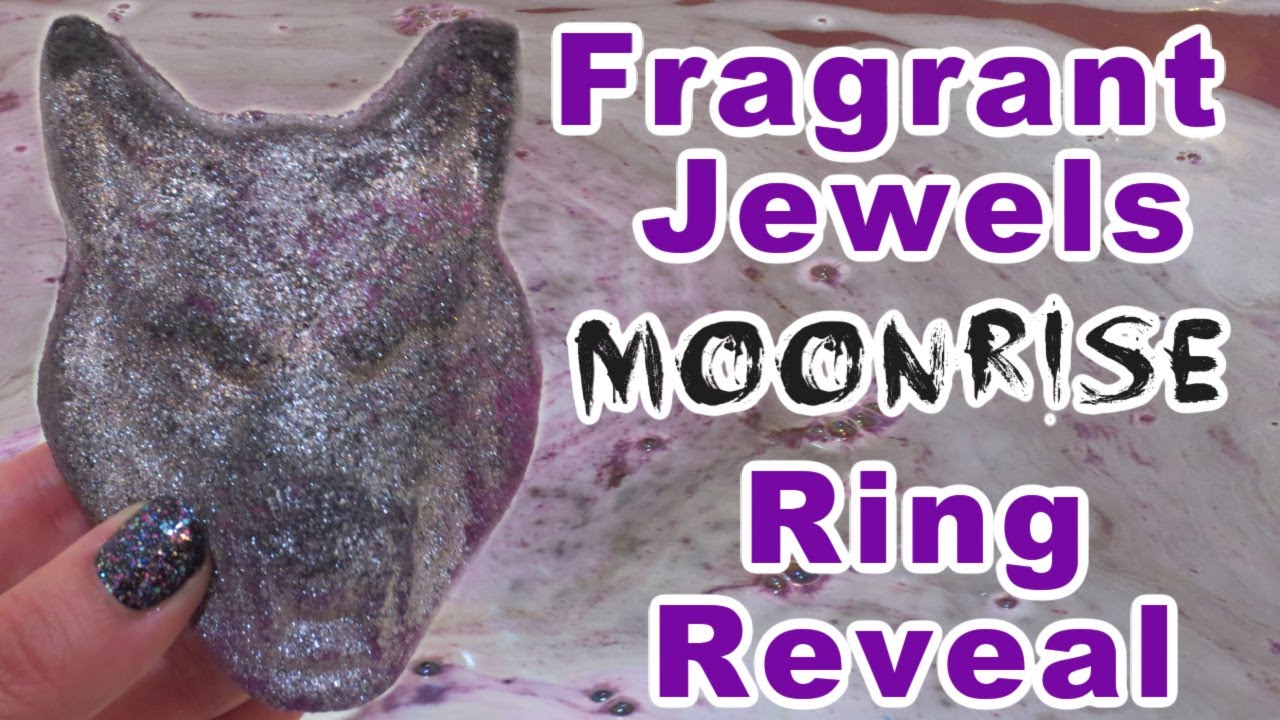 Fragrant Jewels Sterling Silver Ring Reveal Moonrise Bath Bomb DEMO