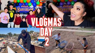 6TH BABY TURNS 4! | SHOPPING SPREE | REMODELING OUR FRONT YARD | VLOGMAS DAY 2 2022 - ALEXISJAYDA @AlexisJayda