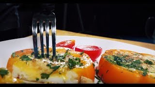 Яичница в перце: идея для быстрого завтрака \\\\ Pepper Fried Eggs