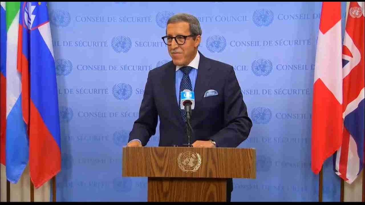 Security Council Media Stakeout : Ambassador Omar Hilale on the Moroccan Sahara (31 October 2024)
