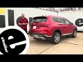 Etrailer class iii trailer hitch installation  2023 hyundai santa fe