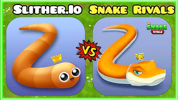 Slither.io Vs Snake Rivals Game Comparison!