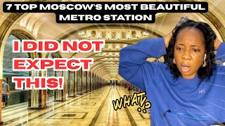 Top 7 Most Beautiful Moscow Metro Stations In Russia Reaction - Wow This Is Magnificent