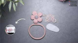 Easy to follow | Baby headband ideas with flowers