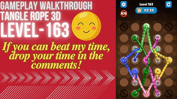 TANGLE ROPE 3D : LEVEL 163 WALKTHROUGH