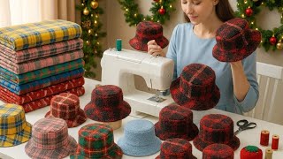 A warm, comfy hat with no pattern — make it yourself and enjoy wearing it!