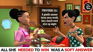 All She Needed To Win Was A Soft Answer - The Word Way|Christian Animation #christiananimation screenshot 3